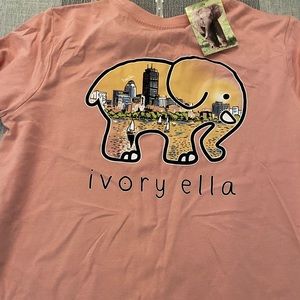 Ivory Ella long Boston shirt.